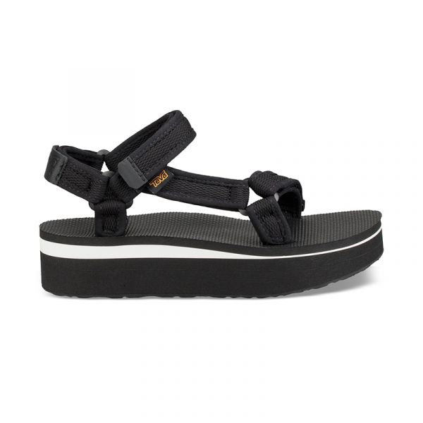 Teva flatform black sales and white