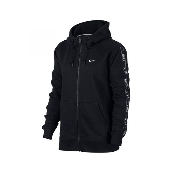 Nike w nsw clearance hoodie fz logo tape