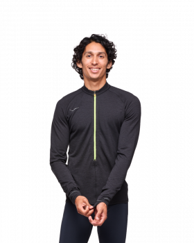 HOKA-BASEZIP LONG SLEEVE Men