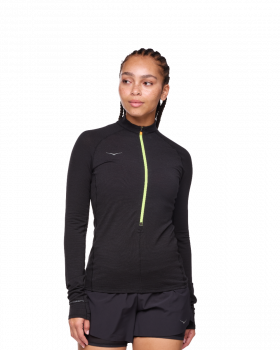 HOKA-BASEZIP LONG SLEEVE Women
