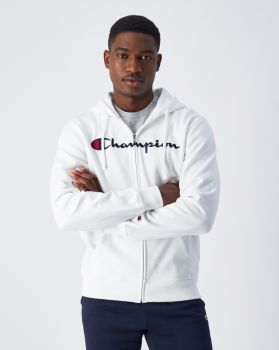 CHAMPION-HOODED FULL ZIP SWEATSHIRT Men